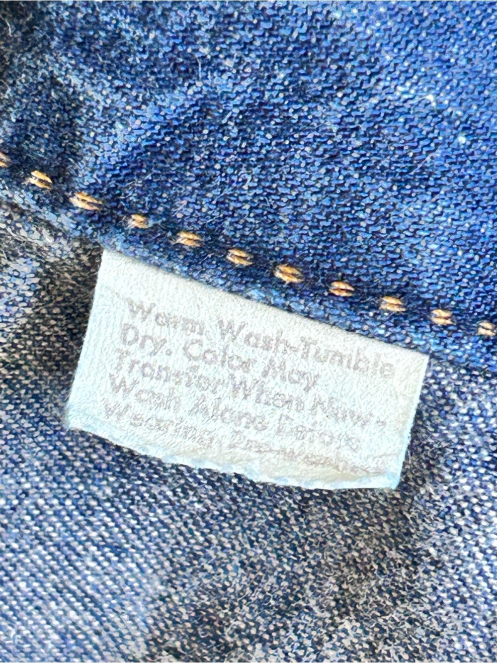 Levi’s Vintage 1970s Orange Tab Wrap A-Line Denim Midi Skirt Rare - Picture 9 of 14
